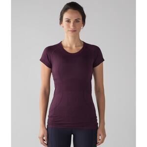 Lululemon Swiftly Tech Short Sleeve Crew T-shirt Heathered Purple